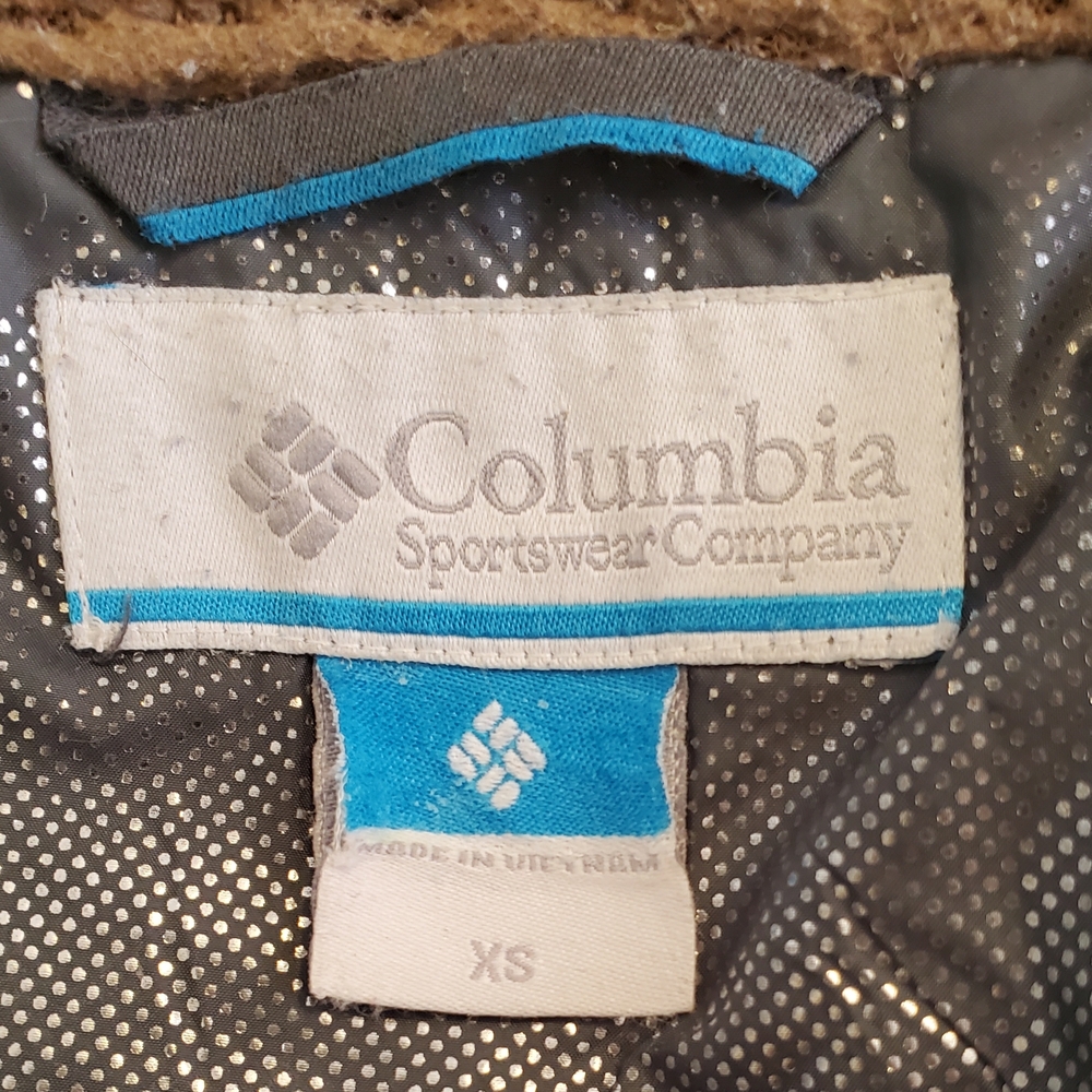 Columbia Boy XS (6/7) Hooded Camouflage Down Onni-Heat Winter Jacket - Picture 3 of 9